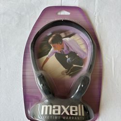 Maxwell Stereo Headphones Light Weight HP-200 Dynamic Performance - New