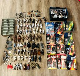 80  Star Wars figures  trades welcome