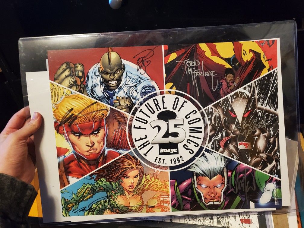 IMAGE COMICS PRINT SIGNED BY ALL CREATORS