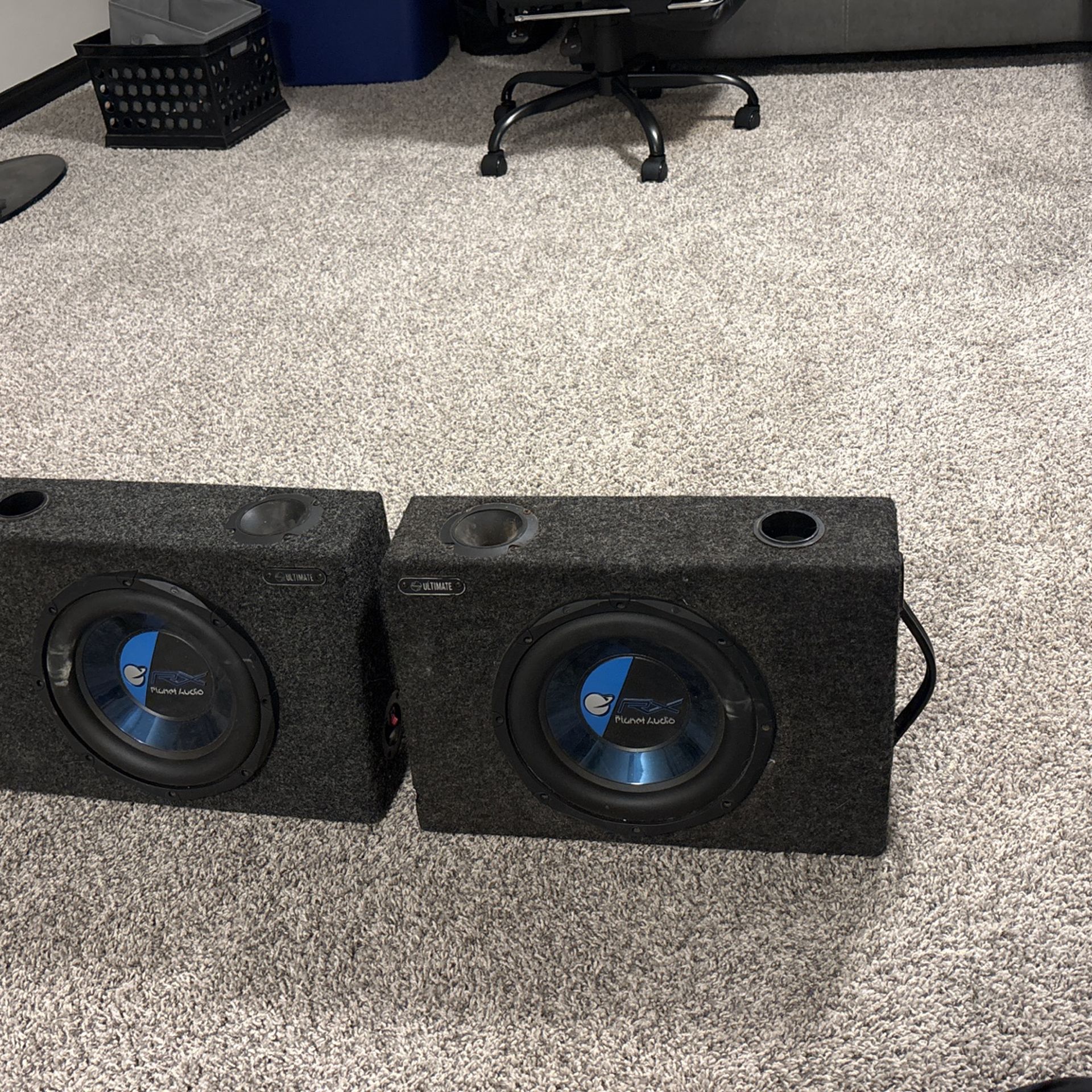 Two 10 Inch Subwoofers In Ported Box
