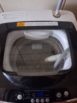 Black and Decker portable washer 11 lb load