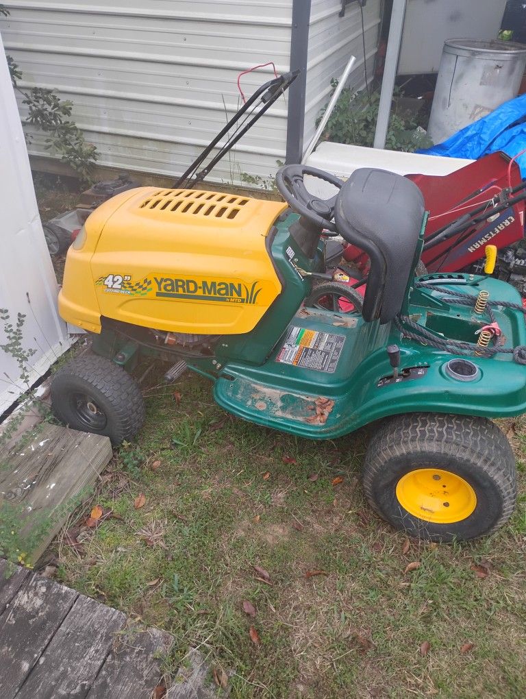 Yard Man Riding Mower