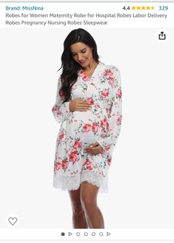 Robes for Women Maternity Robe for Hospital Robes Labor Delivery Robes Pregnancy Nursing Robes Sleepwear