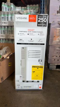 Vissani 6000 BTU Smart Portable Air Conditioner