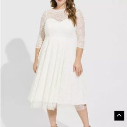 Torrid Wedding Dress New With Tags