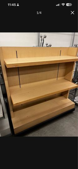 Retail Store Display Fixtures / Wood Shelving – Must Go This Weekend