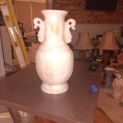 Chinese White Jade Wine Vase