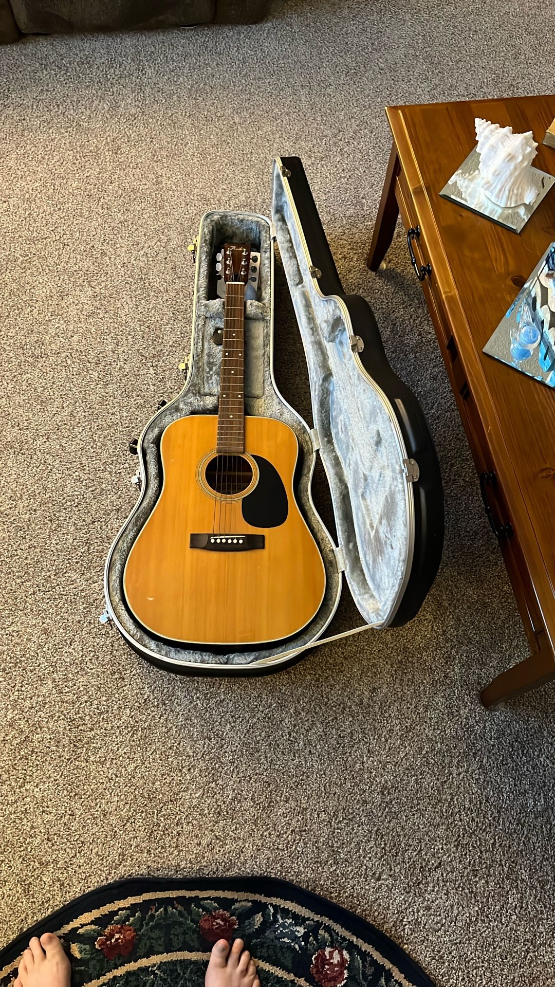 Vintage Fender Acoustic Guitar