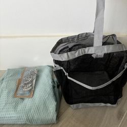 Shower Curtain & Caddy