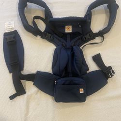 Ergobaby Omni 360 All-Position Baby Carrier for Newborn to Toddler with Lumbar Support & Cool Air Mesh (7-45 Lb), Midnight Blue