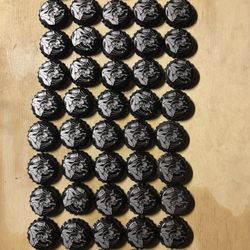 100x Not Crimped Stone Bottle Caps