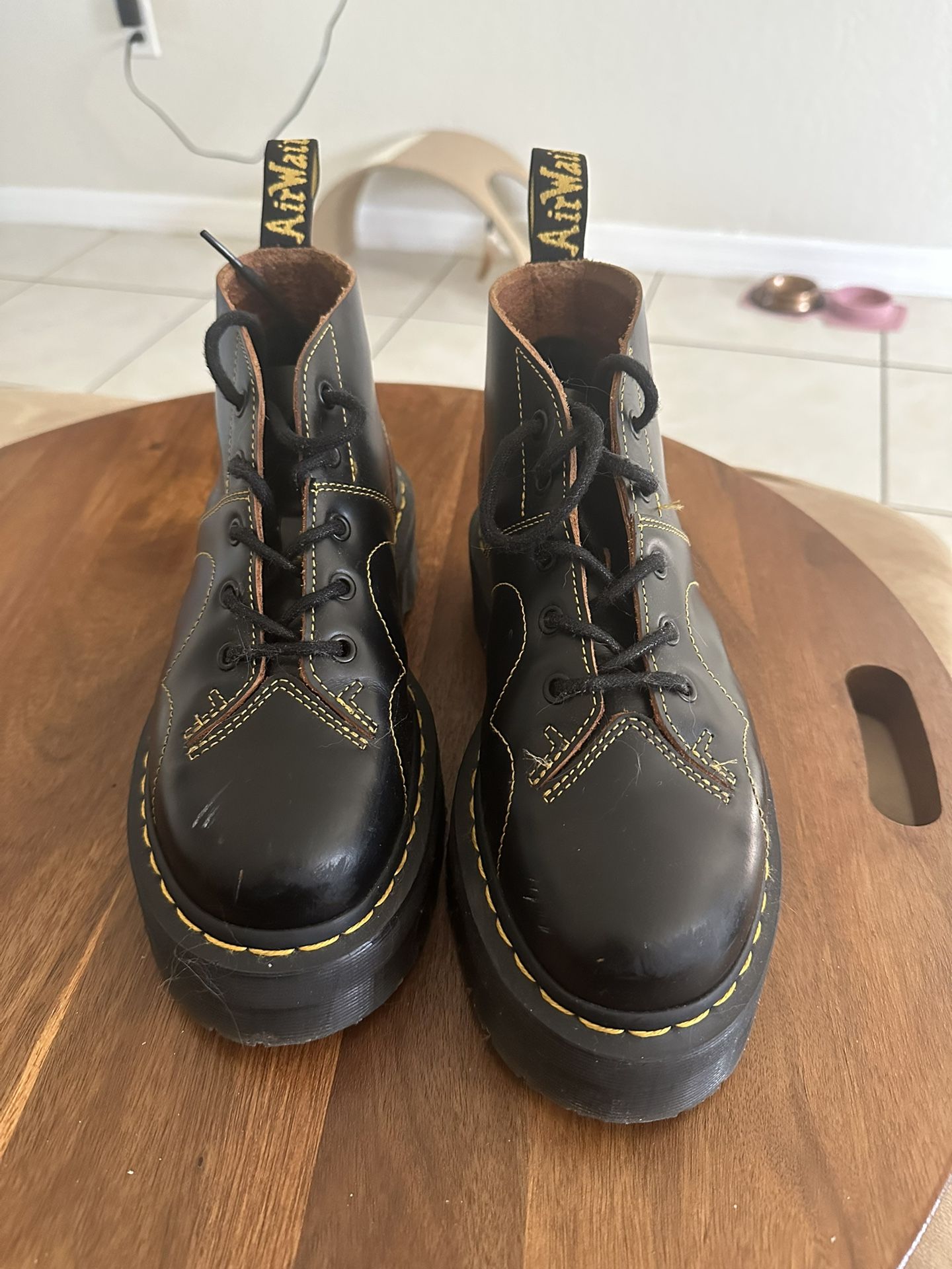 Dr Martins Church Platform Monkey Boot Size 8 US Men 9 Women
