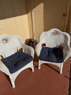 Wicker chairs