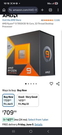 Ryzen 9 7950x3d CPU