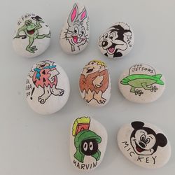 PAINTED ROCKS (HAND PAINTED)