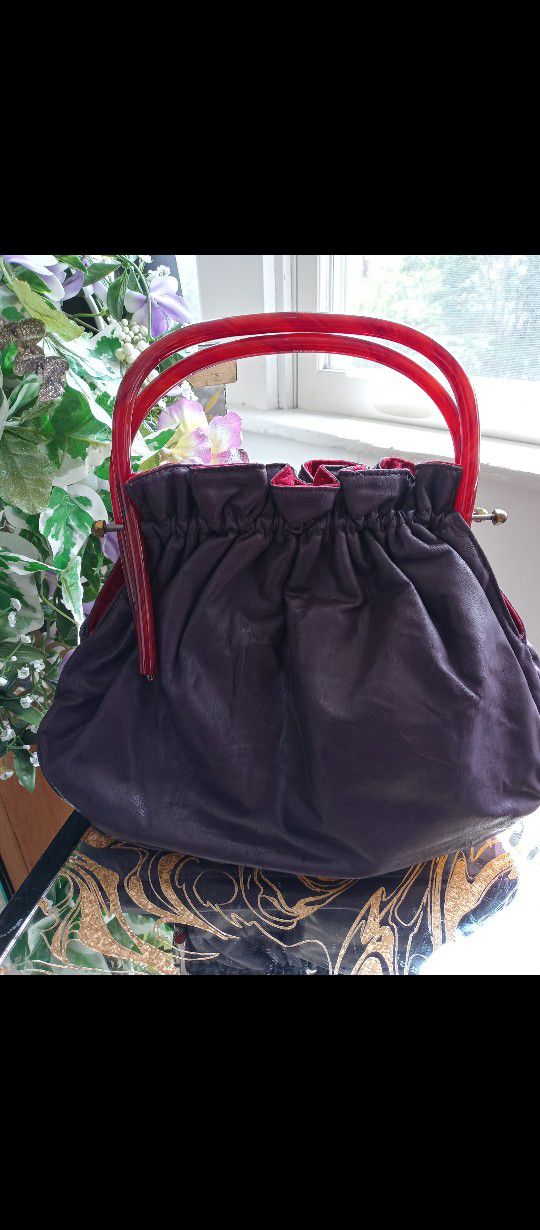 Women's Vintage Bag Swade Inside Soft Leather Outside 