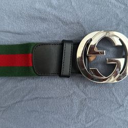 Authentic Gucci Belt with GG buckle (Size Gucci 90)