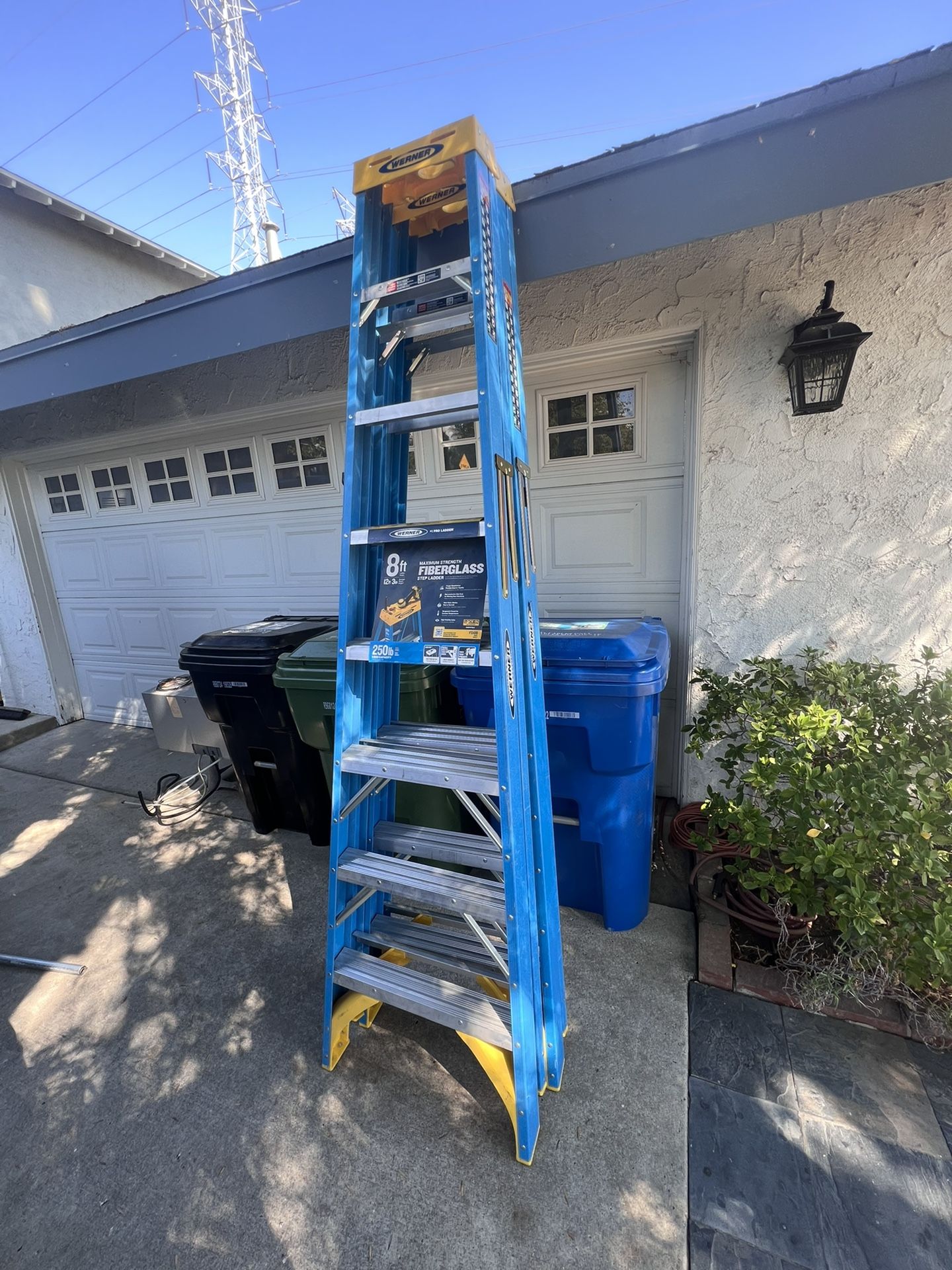 8ft Werner 250lb Ladder