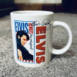 Elvis Presley "Always the Original" Signature Product coffee mug. 