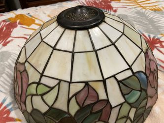 Stain glass lampshade
