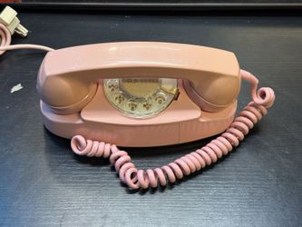 Vintage 1960 Western Electric 701B Pink Princess Rotary Telephone