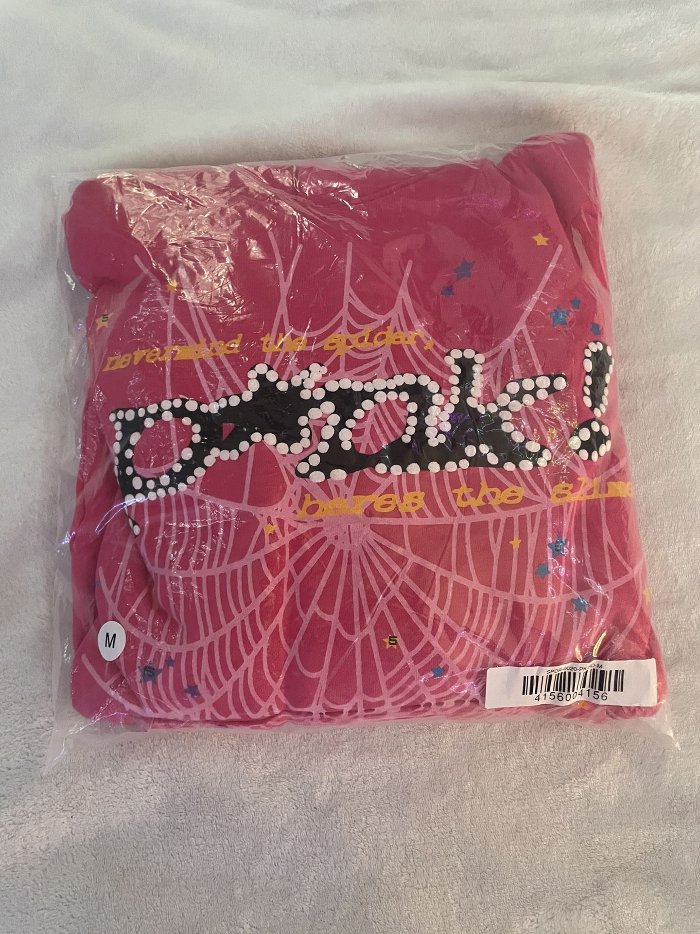 Sp5der P*NK Hoodie - Medium (Brand New!)