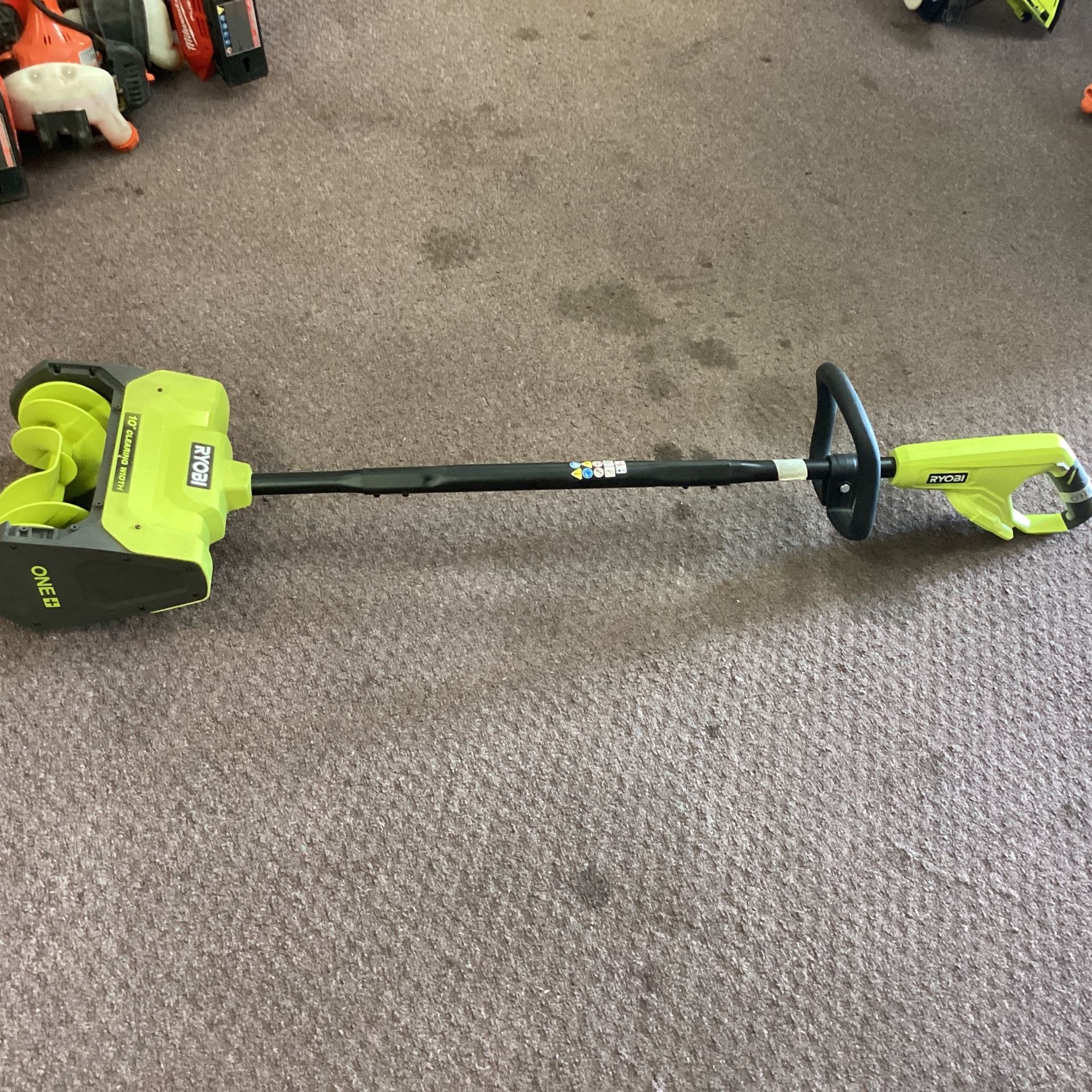 RYOBI ONE+ 18V 10 in. Single-Stage Cordless Electric Snow Shovel (Tool Only)