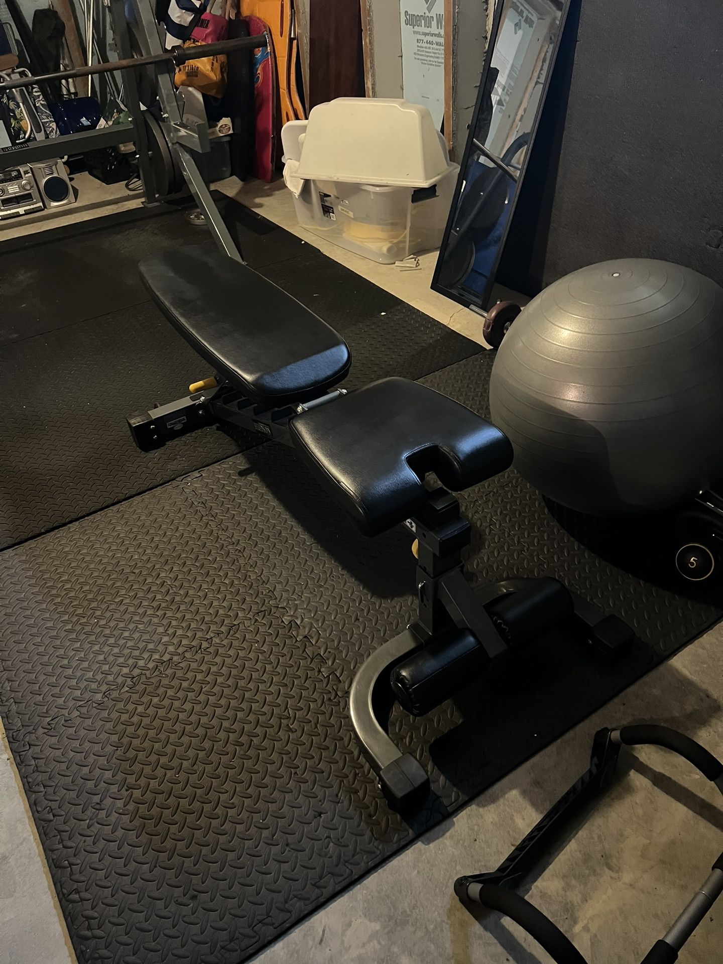 Complete Home Gym – Squat Rack, Bench & 320 lb Weight Set - Monroe