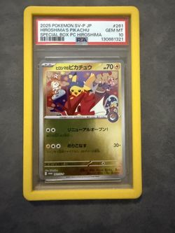 PSA 10 Hiroshima’s Pikachu 261/SV-P Promo Card