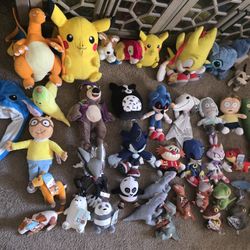 Stuffed Animal Characters. 