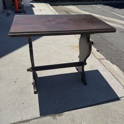 Antique Table And Mirror