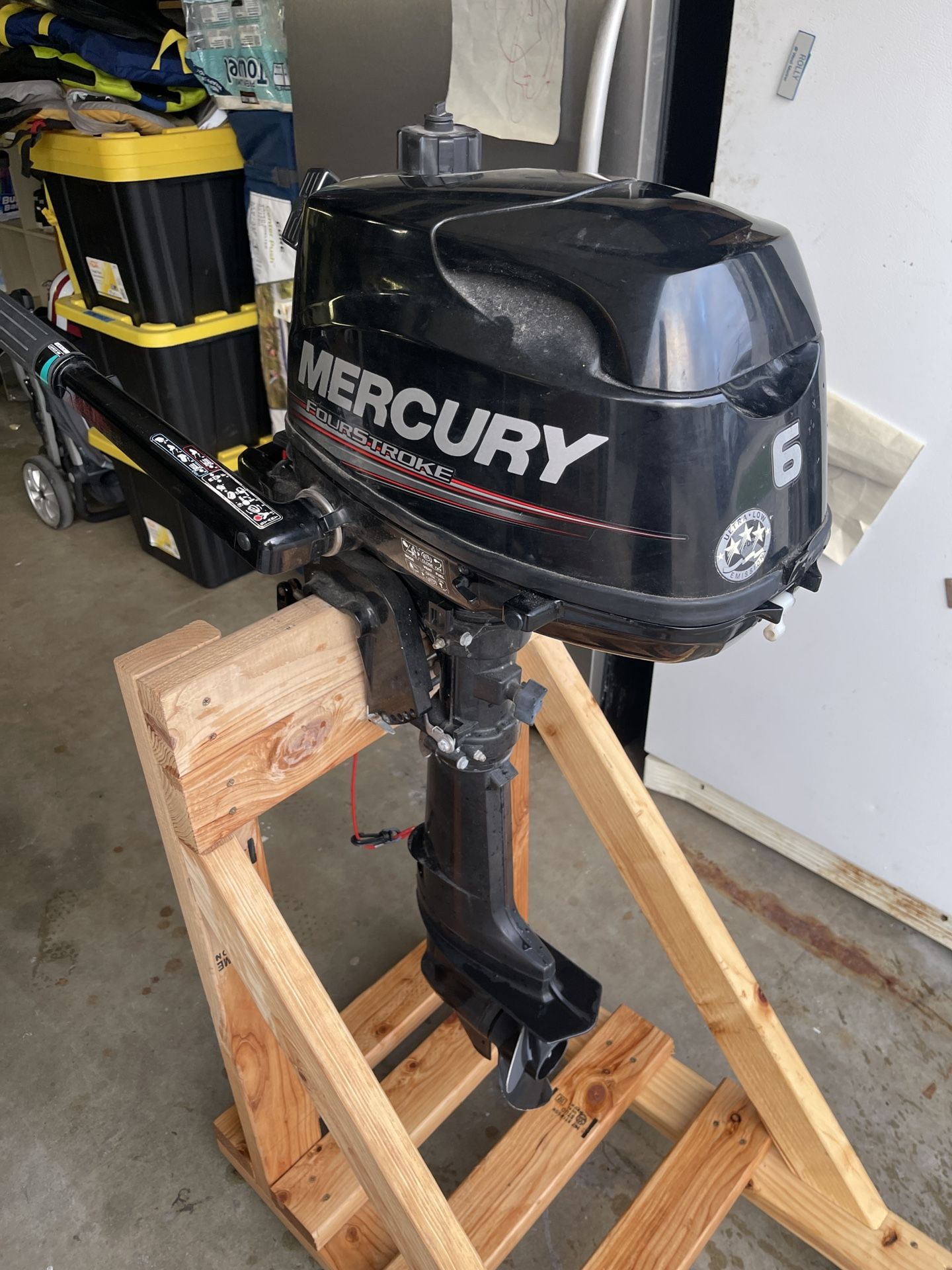 Mercury 6hp Outboard And Stand