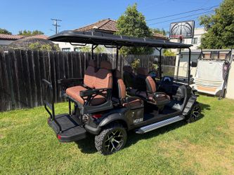 Golf car with license plate 6ppl