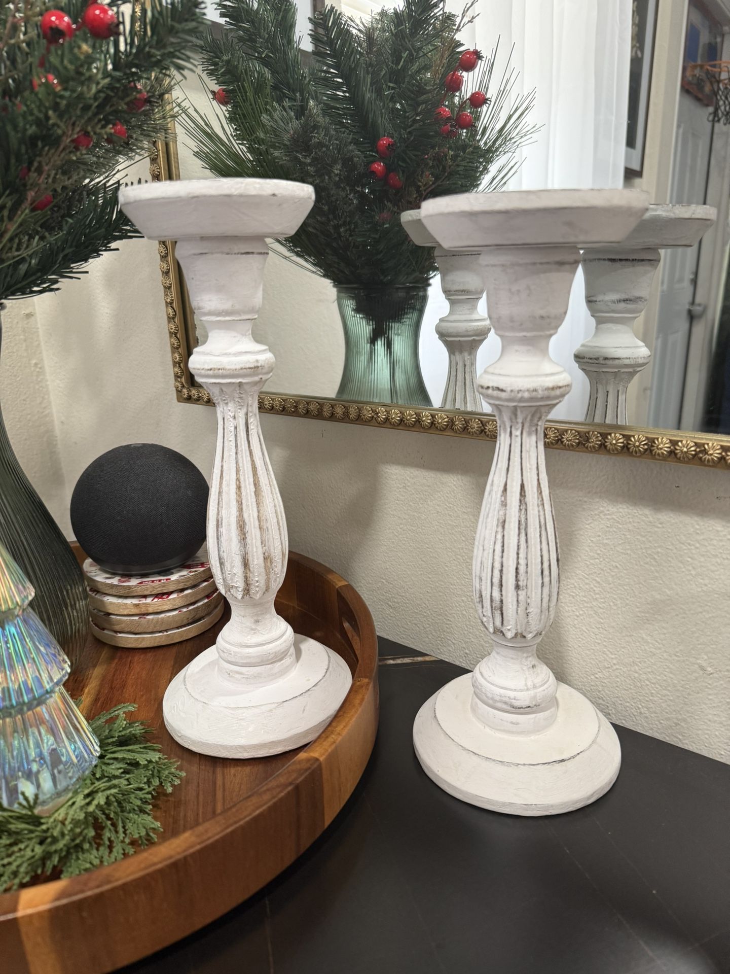 Wooden Candle Holder