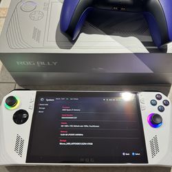 ROG ALLY Z1 EXTREME + PS5 Controller