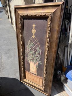 Large Framed Botanical Still Life Painting