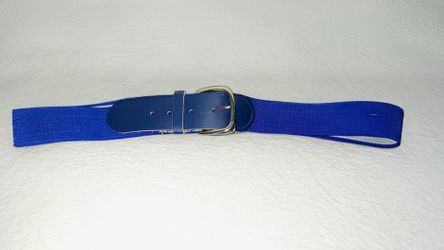 Blue woven belt for baseball (cash only)