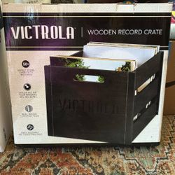   VICTROLA Record crate