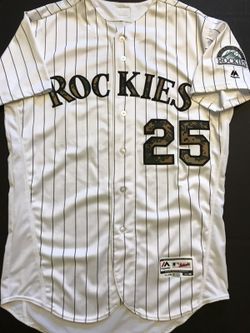Colorado Rockies MEMORIAL DAY Game Worn Jersey