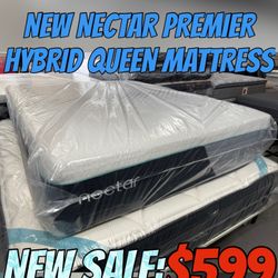 NEW NECTAR PREMIER HYBRID QUEEN MATTRESS 