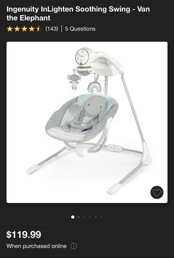 Soothing swing For baby