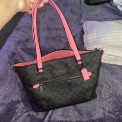 Coach Tote Pink 