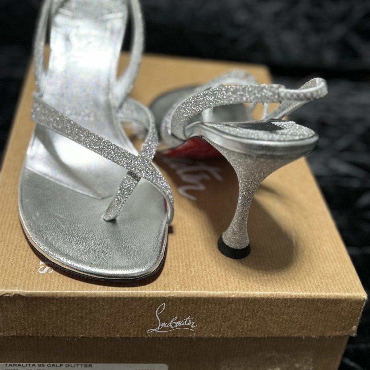 CHRISTIAN LOUBOUTIN Taralita 85 Slingback Sandals