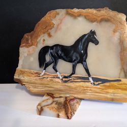 Agate Slab Paintings