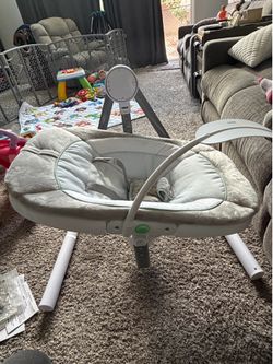 Baby swing with music