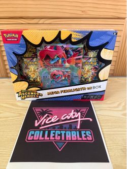 Pokemon TCG Mega Evolution Ascended Heroes Mega Feraligatr ex Box Booster Promo