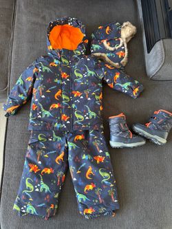 Toddler snow suit set