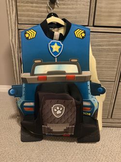 Paw patrol chase custome size 3-4