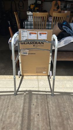 two button folding walker with 5’’ wheels adult