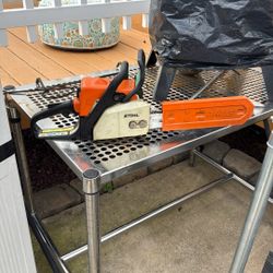 Still 14 Inch Chainsaw With A Fresh Tuneup Extra Chains